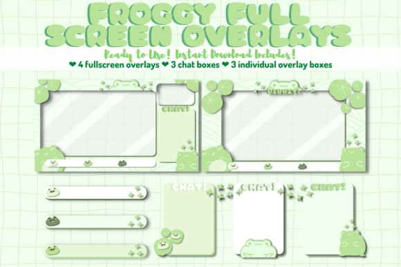 Download Froggy Twitch Full Screen Overlays - Twitch Collection