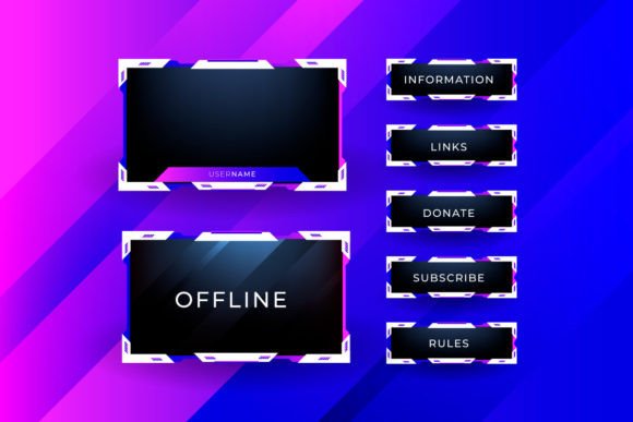 Download Gaming Panels and Overlays - Premium Resources