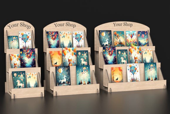 Download Laser Cut Gift Card Display Stand Svg - Display Collection