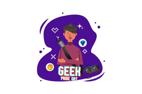 Download Illustration Happy Geek Pride Day - Geek Collection