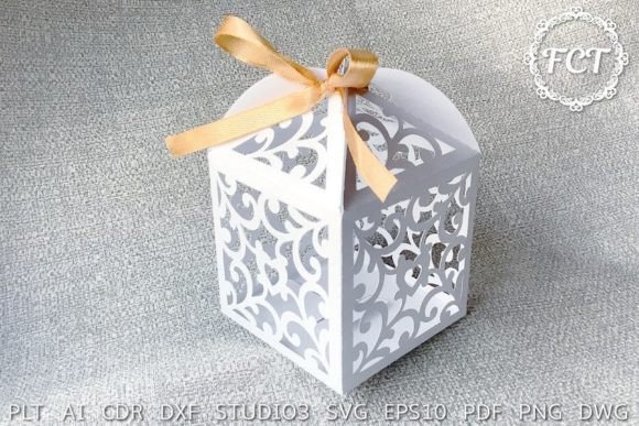 Download Wedding Favor Box SVG Cricut Laser Cut - Cricut Collection