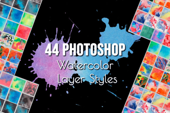 Download Watercolor Photoshop Layer Styles Effect - Layer styles Collection