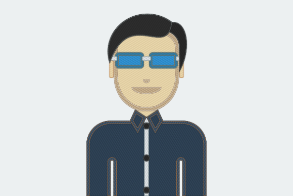 Download Jeans Denim Style Geek Character - Geek Collection