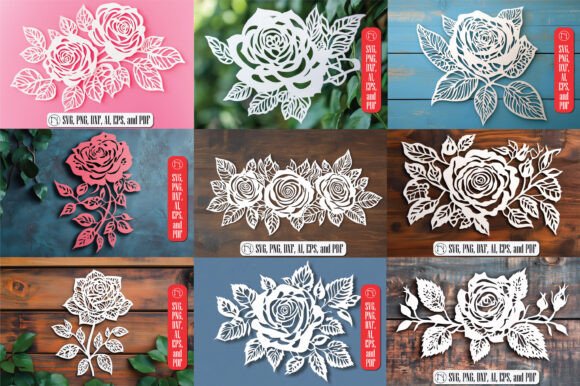 Download Cricut Valentine Rose SVG Bundle - Cricut Collection