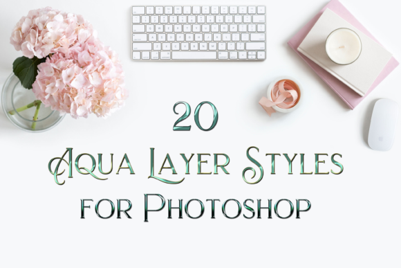 Download 20 Aqua Layer Styles for Photoshop - Layer styles Collection