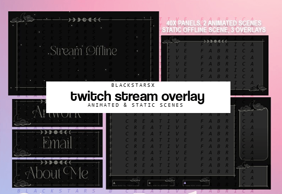 Download Celestial Twitch Animated Overlay - Twitch Collection