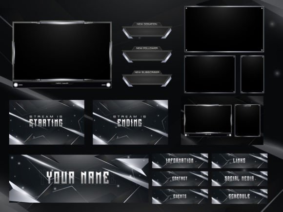 Download Twitch Stream Overlays Package - Twitch Collection